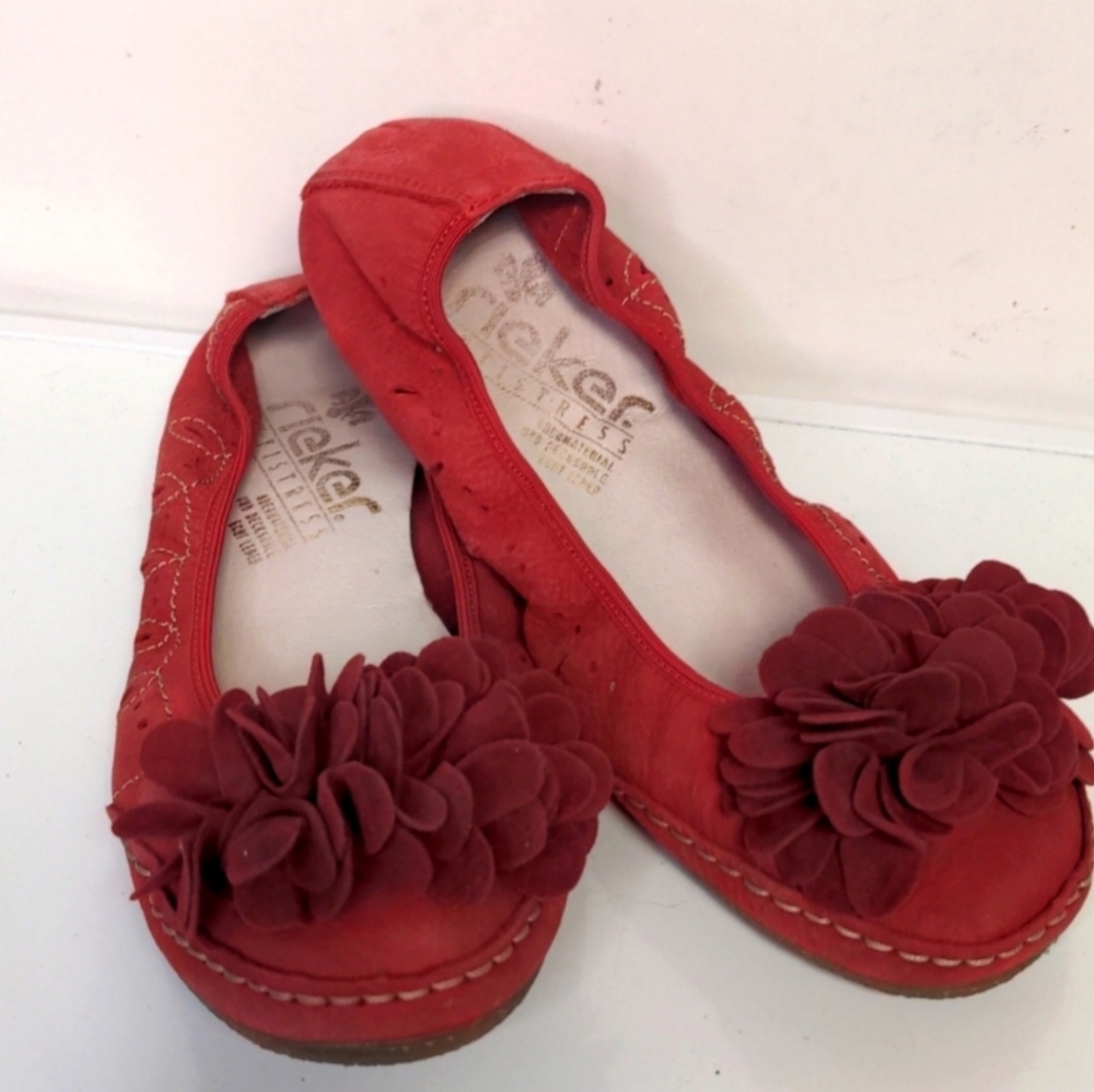 Rieker Suede Savannah Ballet Flats